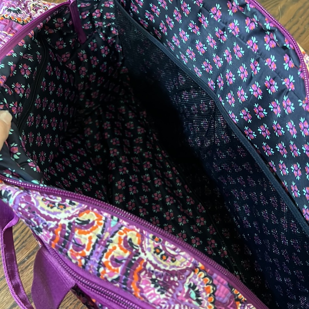 Purple Paisley Women's Bag - Picture 3 of 8